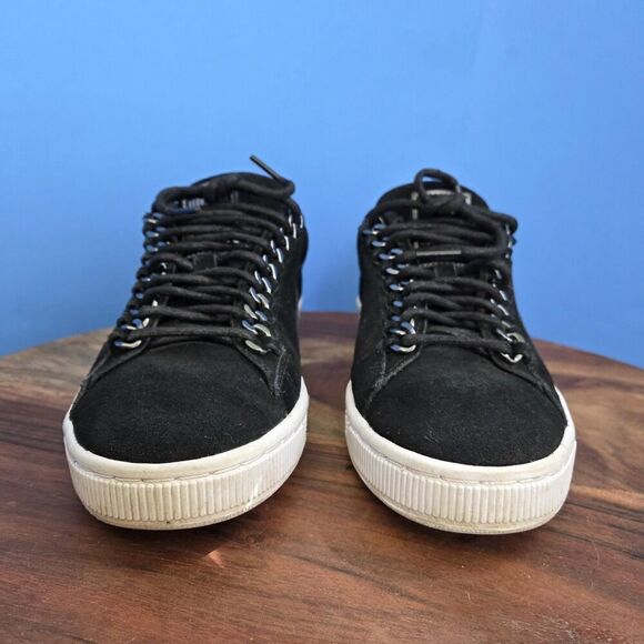 PUMA Suede Classic X Chain Trainers Black /White Sole Women’s 8.5 (EU39) - DESC - Picture 5 of 10